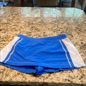 Vibrant Blue and White Women's Skorts